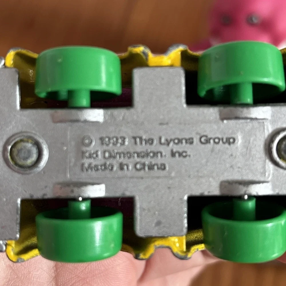 Barney the Dinosaur Cars Lyons Group 1993 Lot‎ of 4